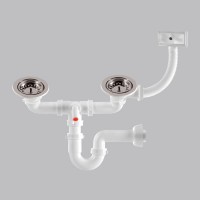 Sifon za sudoper 2x3 1/2x40 Metline