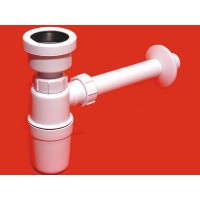 McAlpine sifon za pisoar ravni