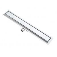 Tuš kanalica hydro 50 cm bijelo staklo